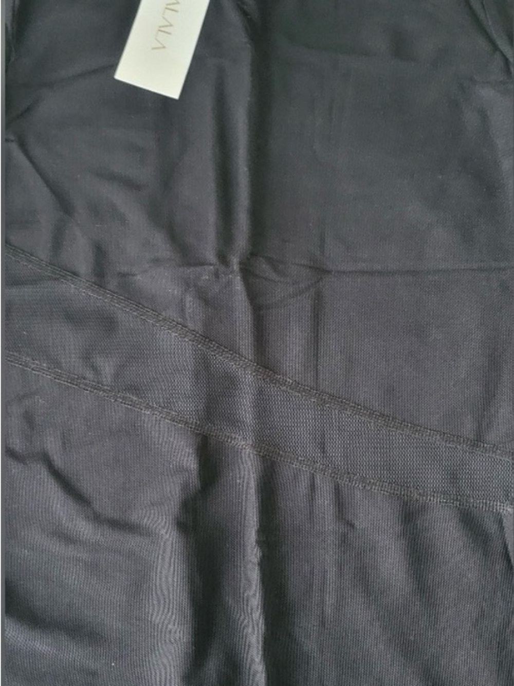 Alala Designer Yoga/ Sportswear Sz S Black Sheer Mesh Athletic Top - Picture 7 of 9